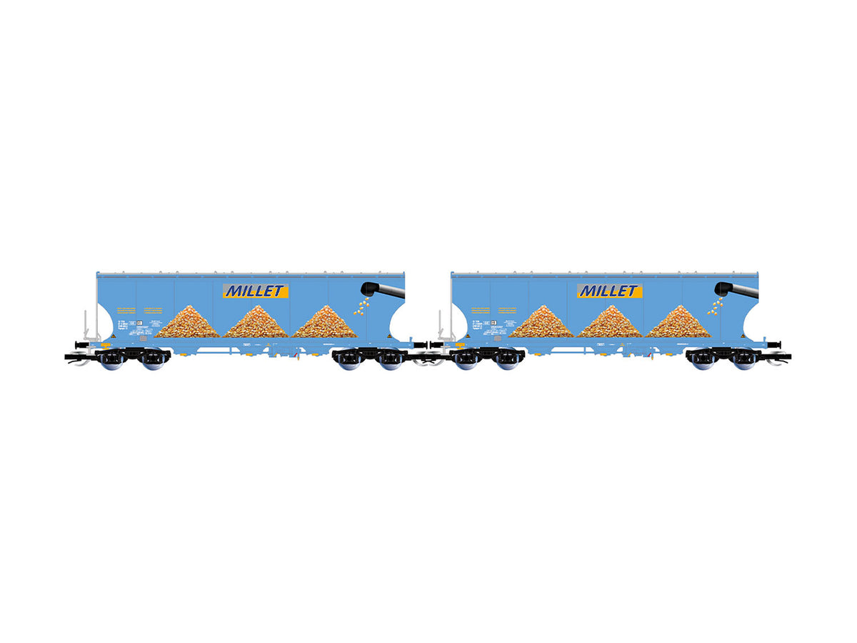 SNCF Millet Bogie Silo Wagon Set (2) VI