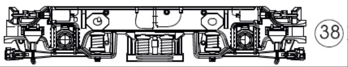 Heljan Spares (s) Bogie frame no sand boxes or details HN-O-CL33-038