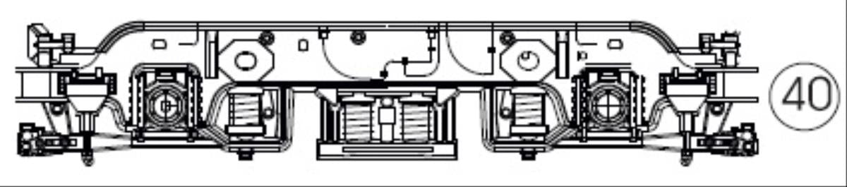 Heljan Spares (S) Bogie frame no sand boxes or details HN-O-CL33-040