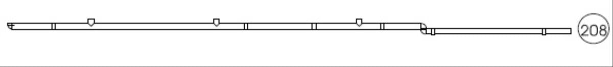 Heljan Spares (S) Part 208 HN-OO-BGRB-208