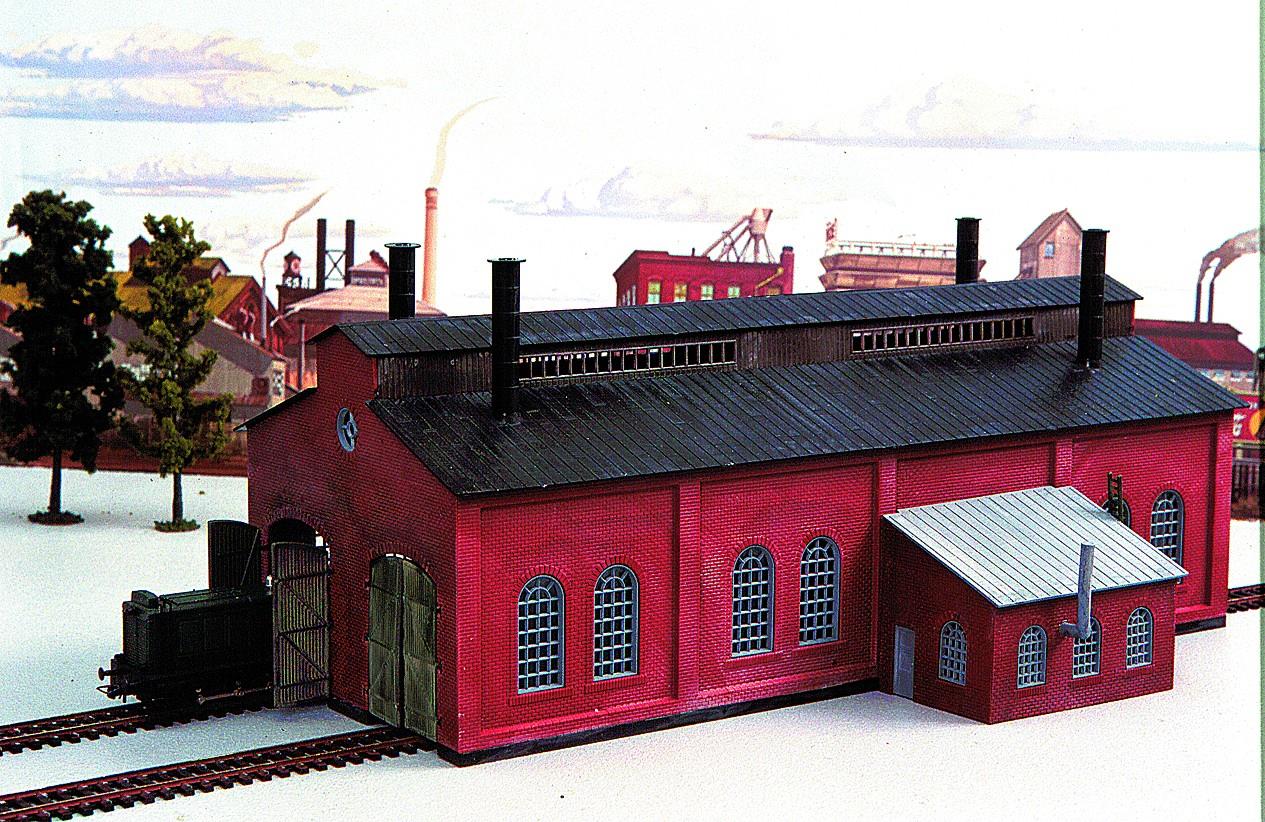 Heljan (Europe) Twin Track Engine Shed Kit HN01000842