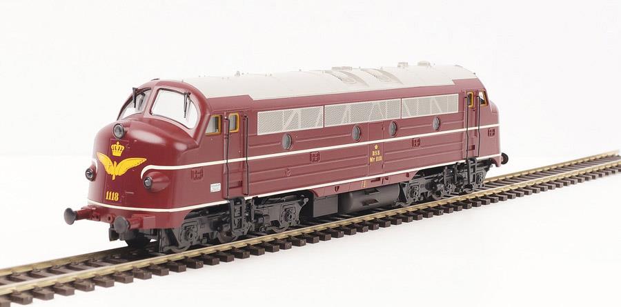 Heljan (Europe) DSB Nohab MX 1044 Diesel Locomotive IV (DCC-Sound) HN10043453