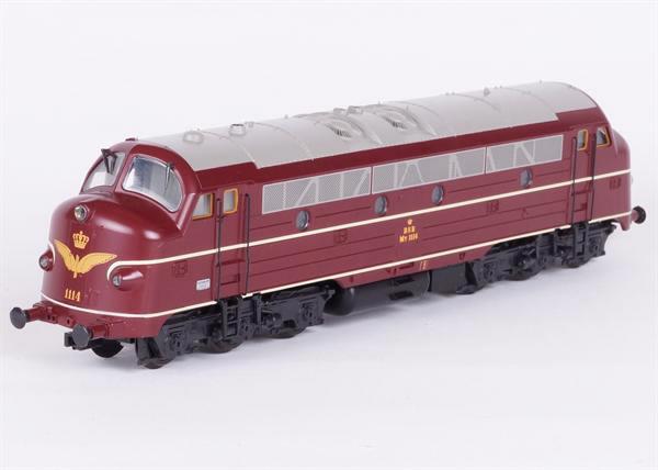 Heljan (Europe) DSB Nohab MY 1114 Diesel Locomotive IV (~AC-Sound) HN10044514