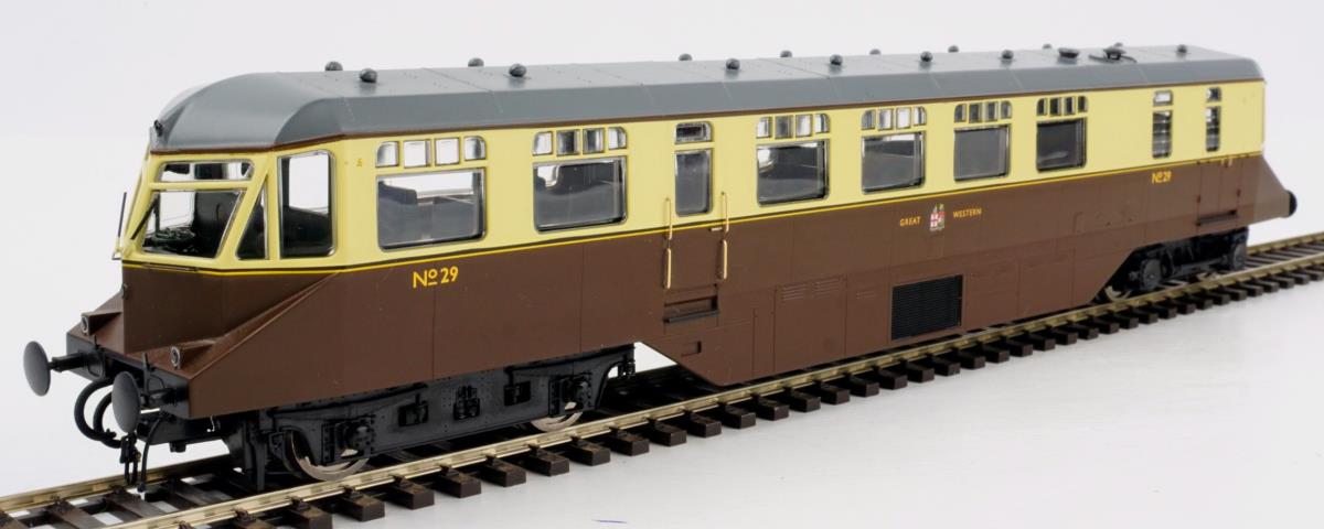 Heljan AEC Railcar GWR Chocolate/Cream Dark Roof HN19401