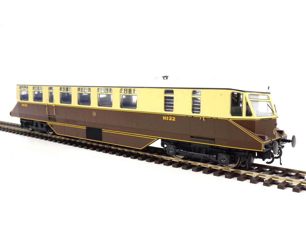 Heljan AEC Railcar 23 GWR Chocolate/Cream HN19406