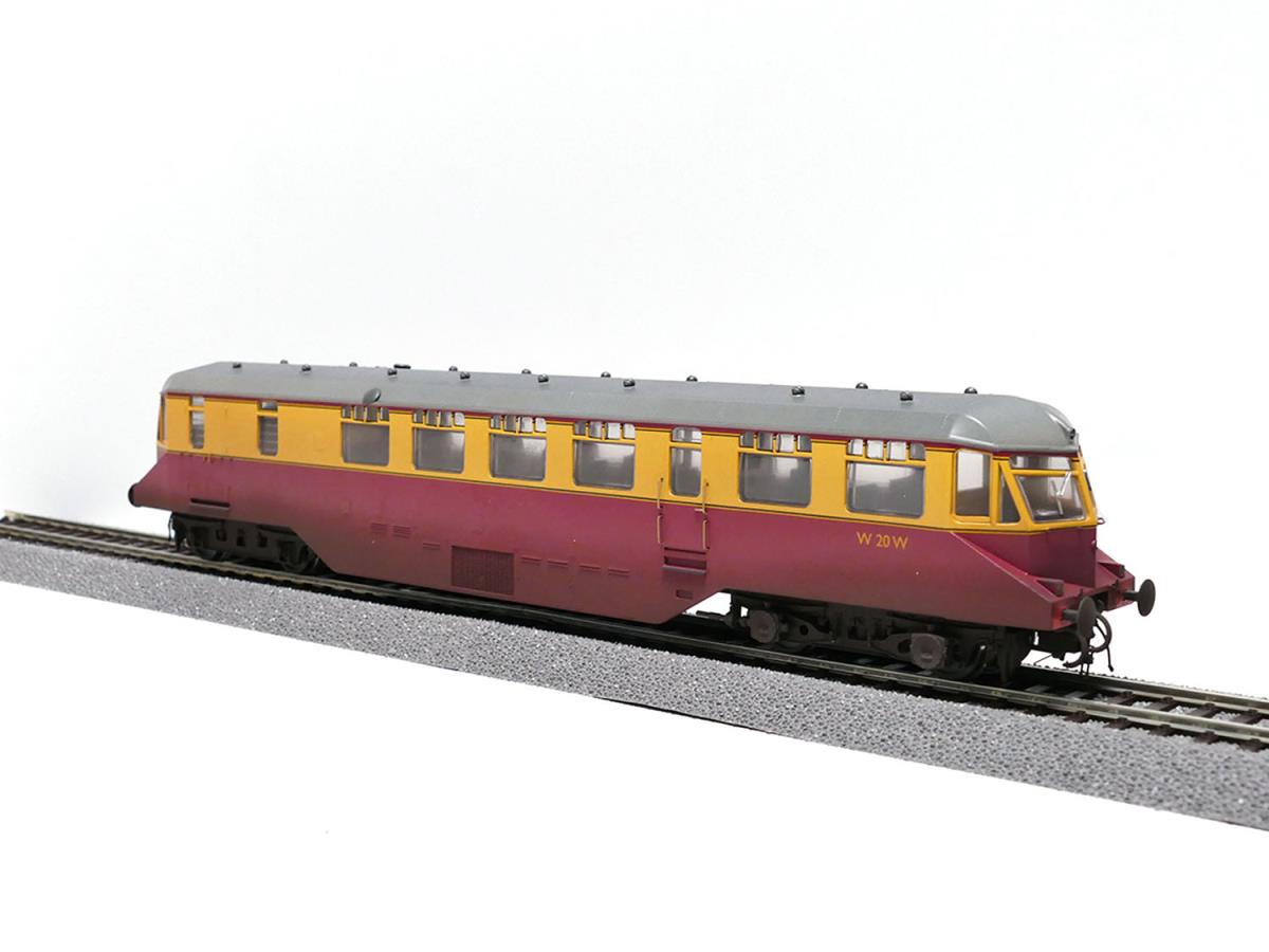 Heljan AEC Railcar W20W BR Crimson/Cream Weathered HN19407