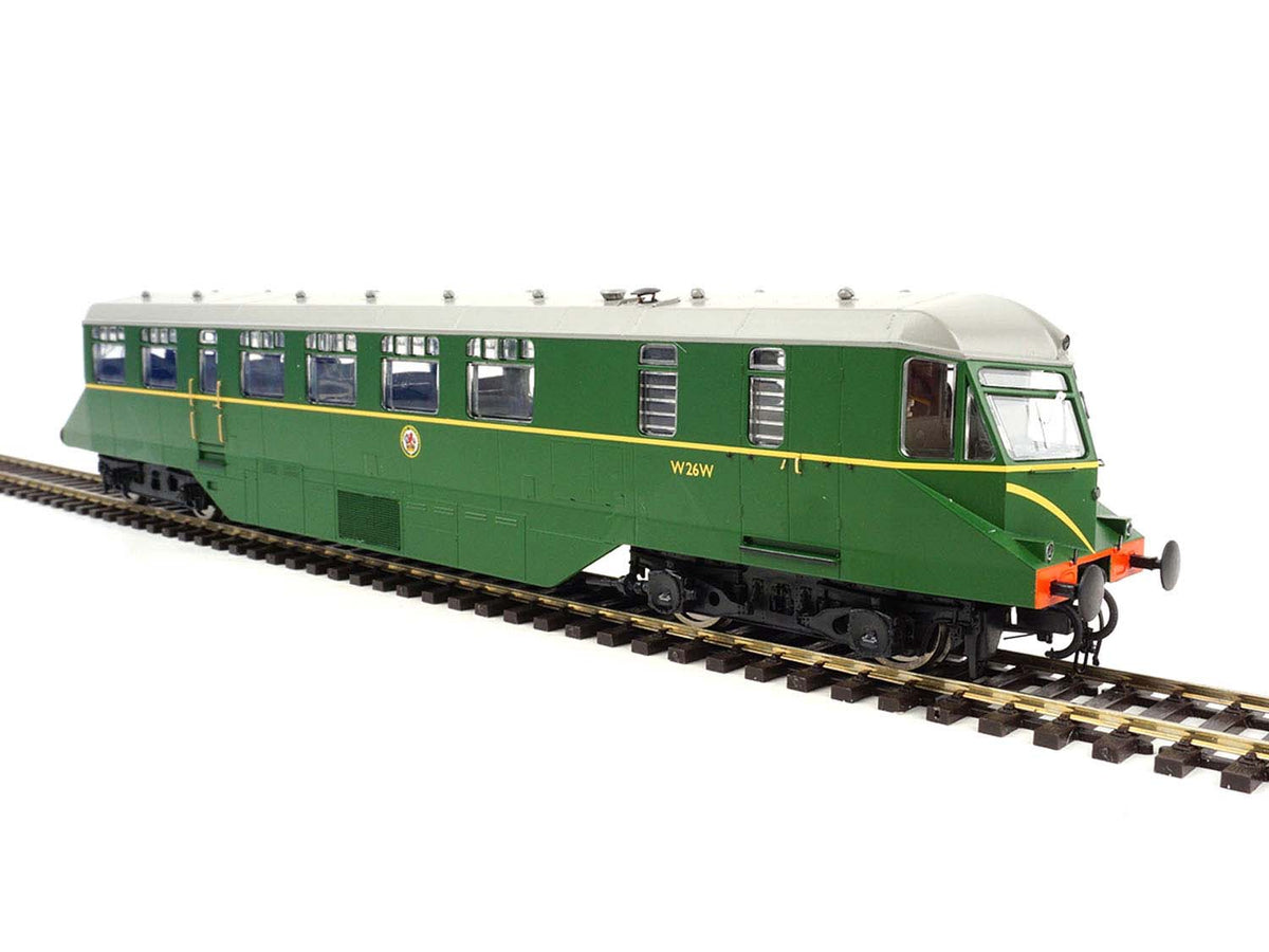 Heljan AEC Railcar W26W BR Green w/Speed Whiskers HN19409