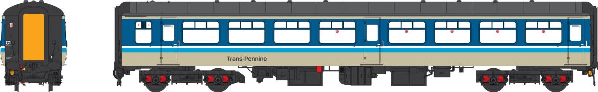 Heljan Mk2 TSO Coach Provincial Trans Pennine HN2405