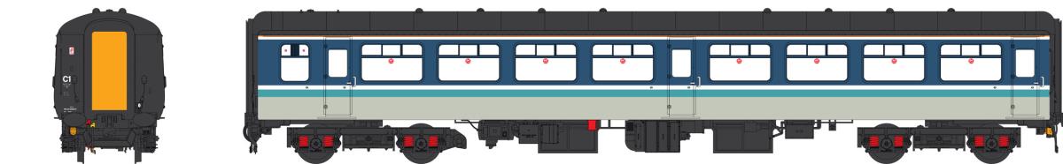 Heljan Mk2 TSO Coach Regional Railways HN2406