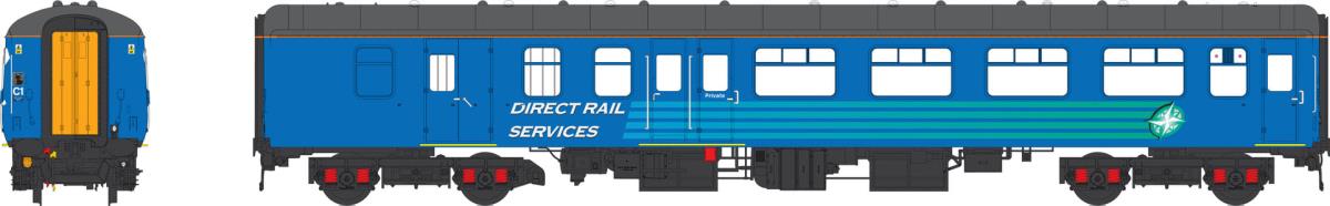 Heljan Mk2 BSO DRS Blue HN2416