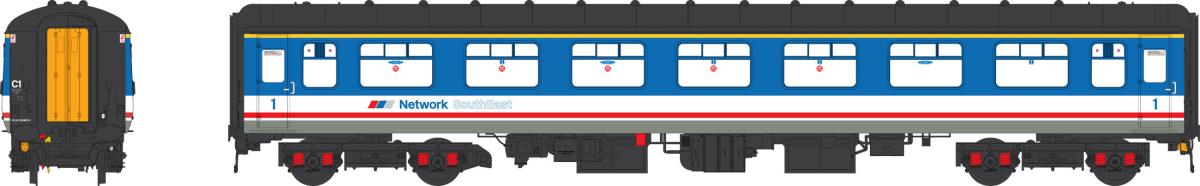 Heljan Mk2 FK Network SouthEast Light Blue HN2431