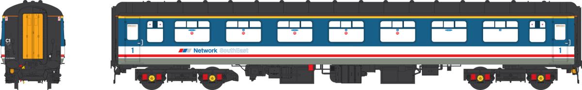 Heljan Mk2 FK Network SouthEast Dark Blue HN2432