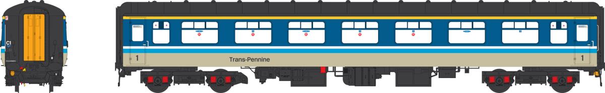 Heljan Mk2 FK Provincial Trans Pennine HN2433