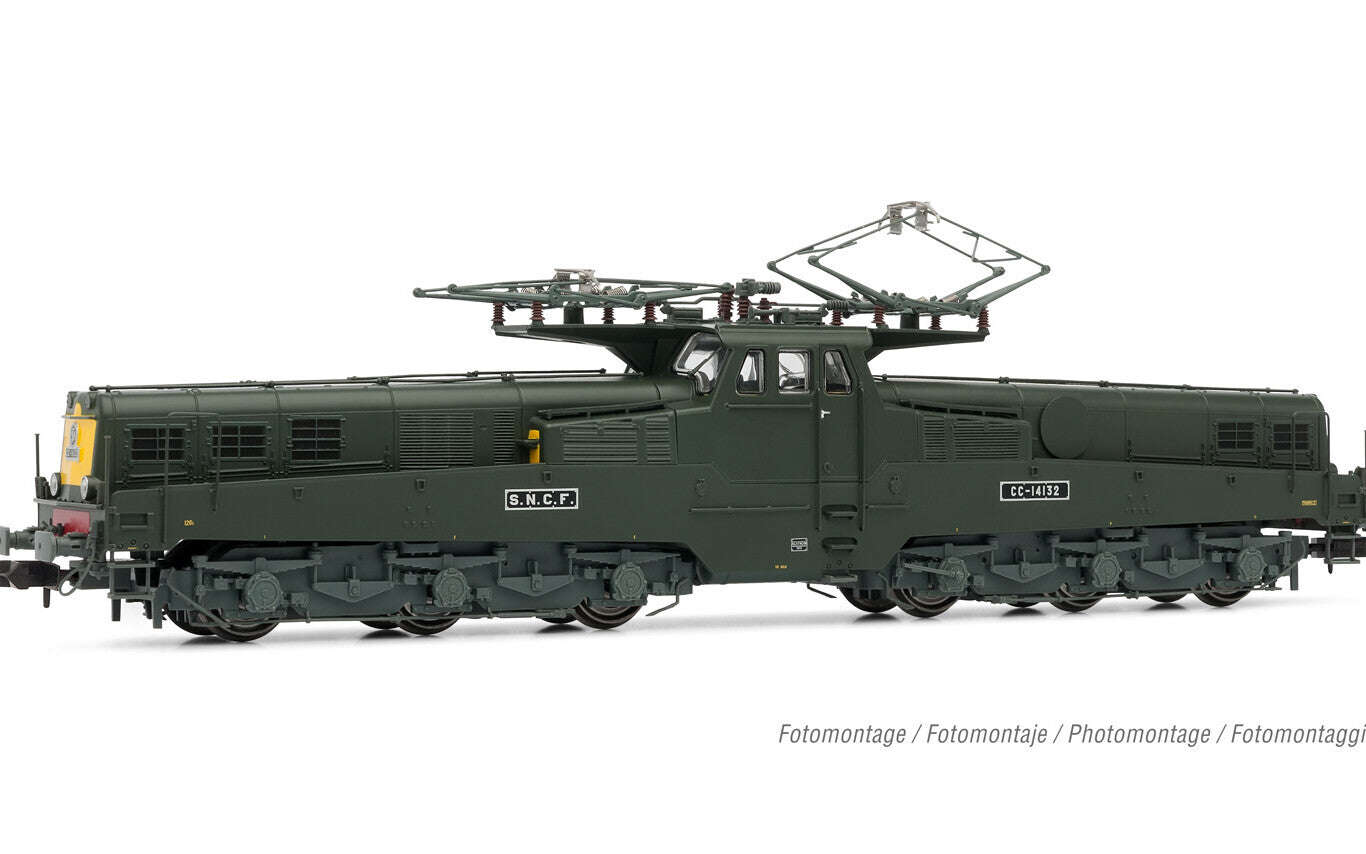 SNCF CC 14132 green livery 2 lamps ep IV DCC with Sound