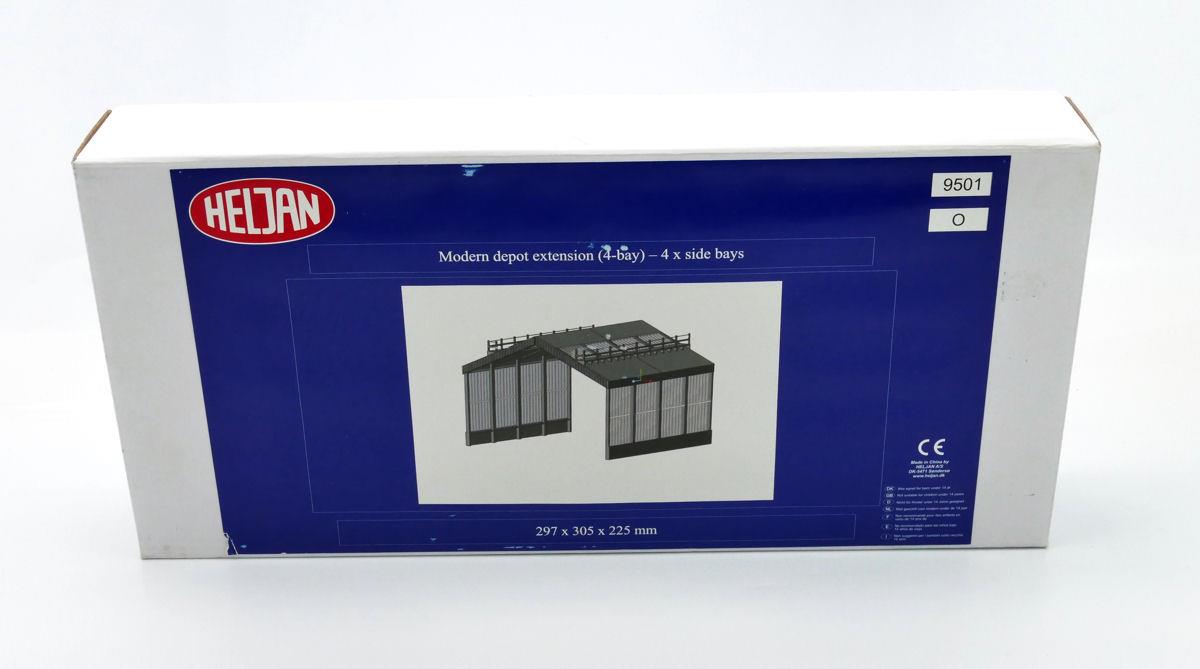 Heljan Modern Depot 4 Bay Extension Set HN3009501