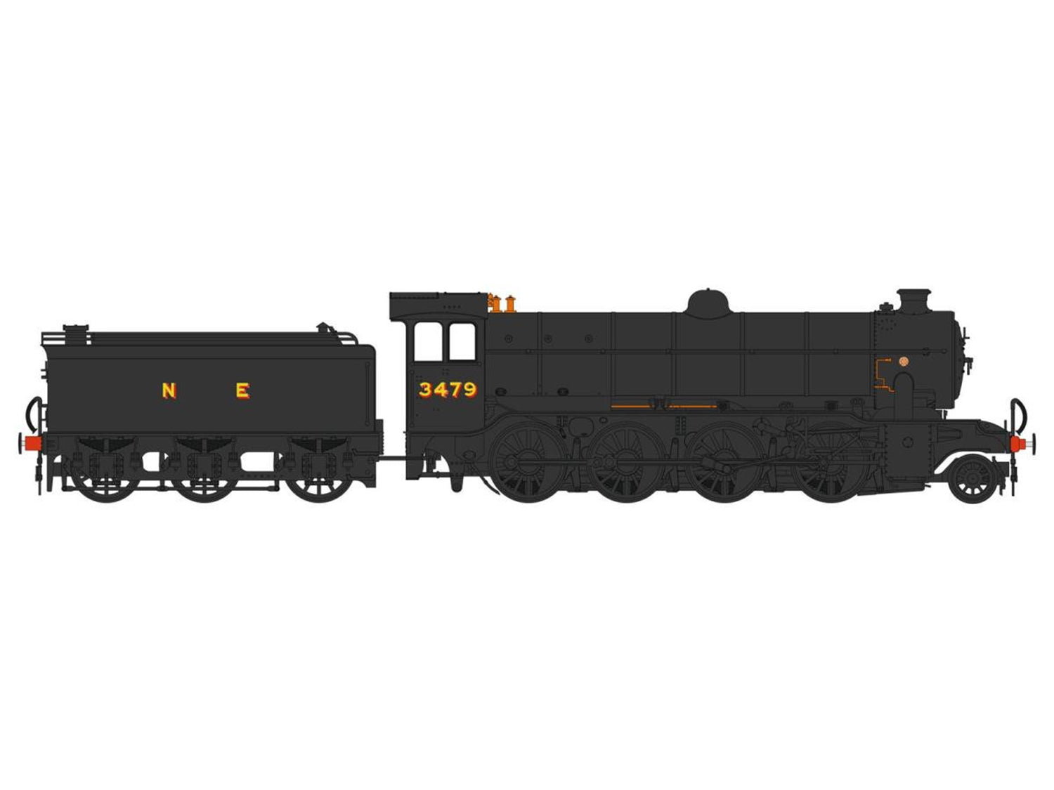 Heljan Gresley O2/4 3479 LNER Black HN3940