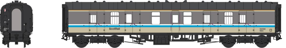 Heljan Mk1 BG BR ScotRail 92088 B4 Bogies HN4964