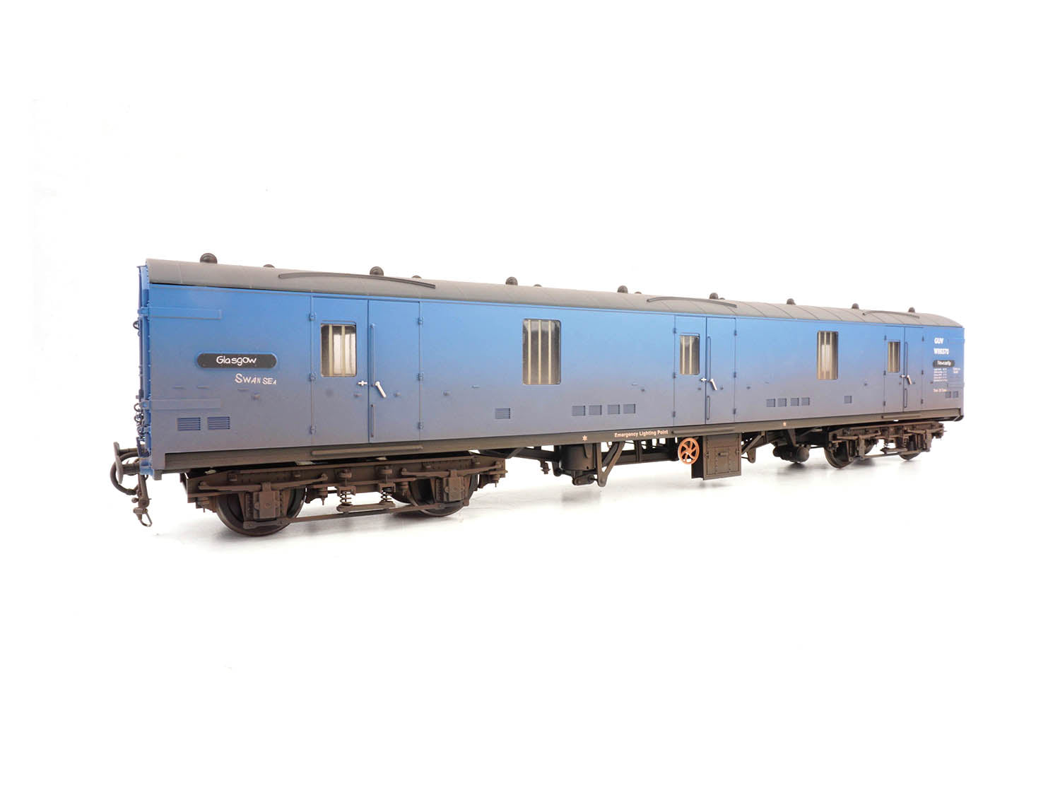 Heljan Mk1 GUV BR Blue W86370 Weathered HN4987