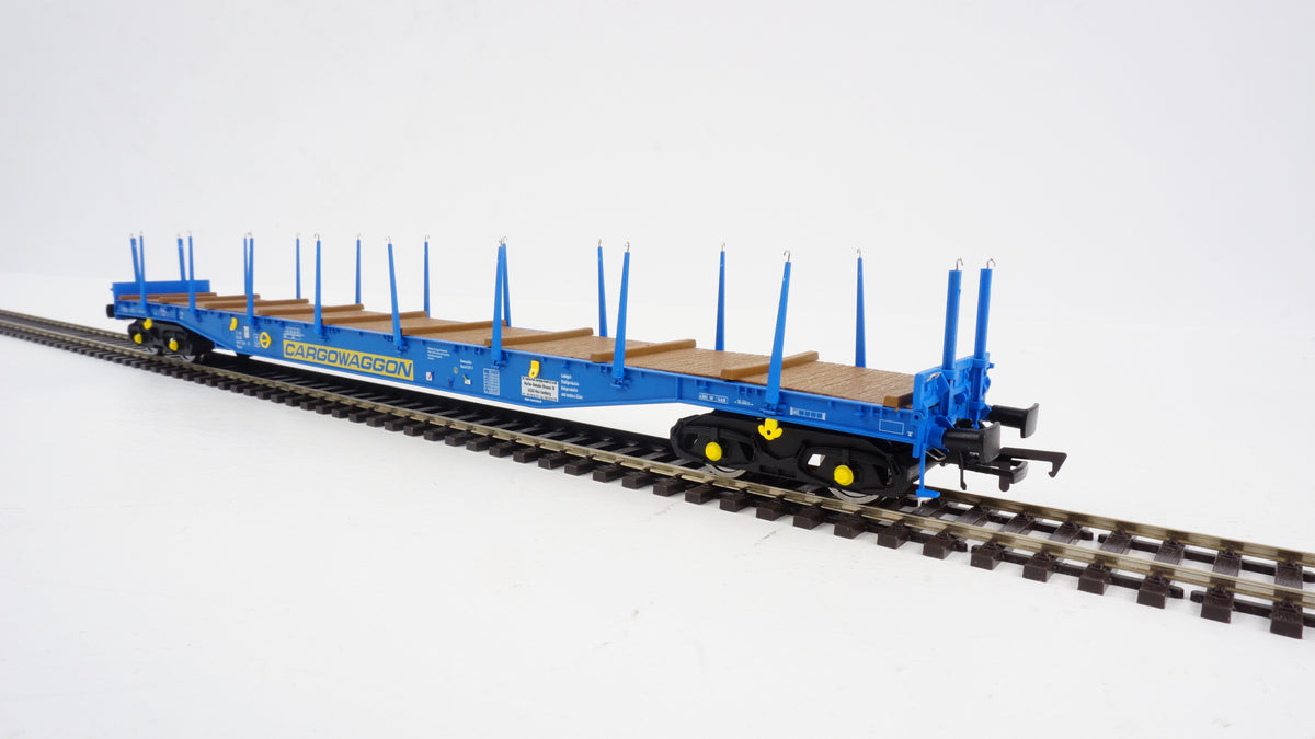 Heljan Cargowaggon IGA Bogie Flat Blue HN5110