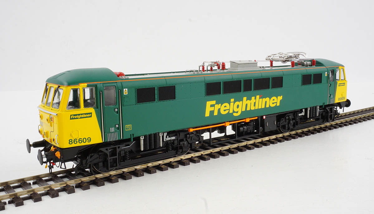 Heljan Class 86 609 Freightliner Green/Yellow HN8646