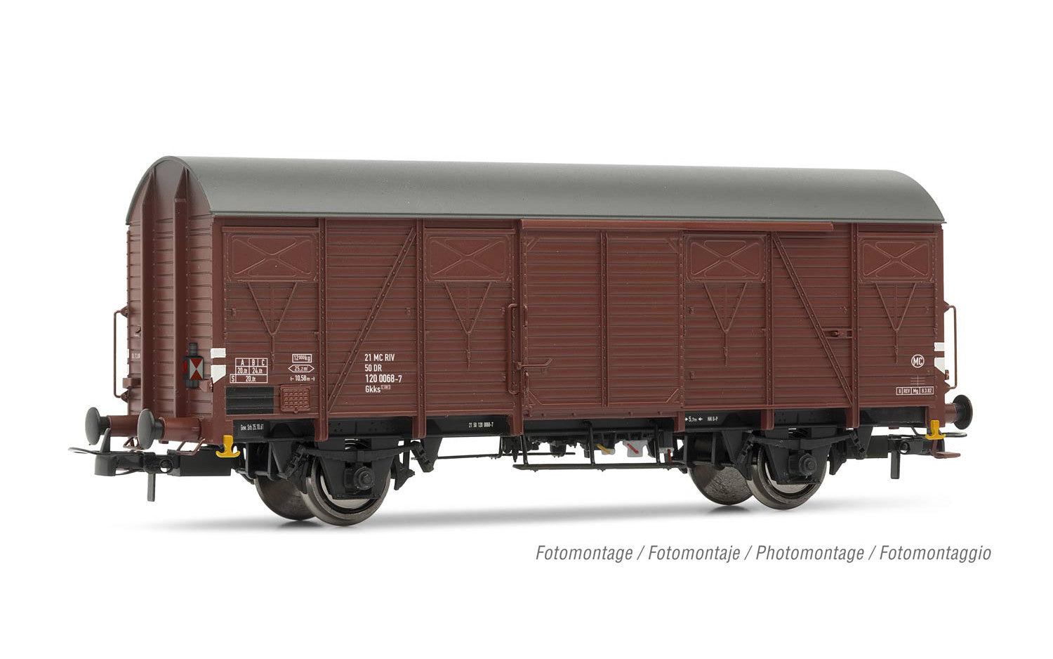 Rivarossi DR Gs Wagon w/Tail Light IV HR6504