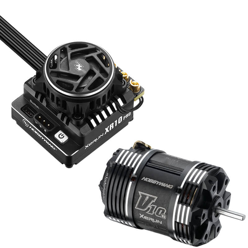 Hobbywing Hobbywing Xerun Combo Xr10 Pro G3 Blk Esc + V10 G3 3.5T Motor HW38020444