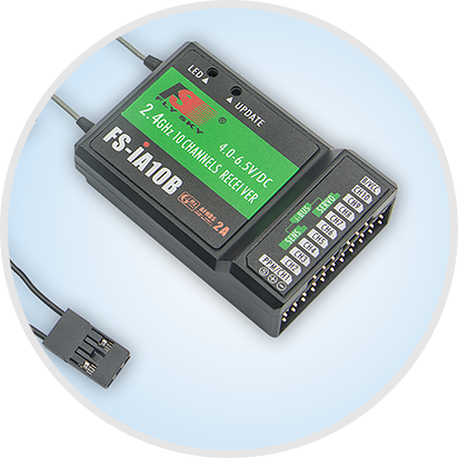 FLYSKY FS-iA10B 10CH 2.4GHZ RECEIVER - RC Electronics
