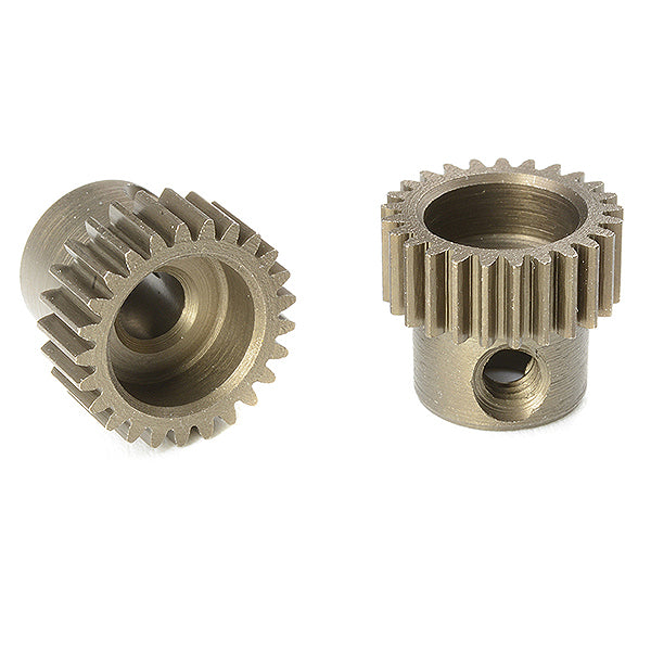 CORALLY 64 DP PINION SHORT HARDENED STEEL 25 TEETH SHAFT DIA. 3.17MM