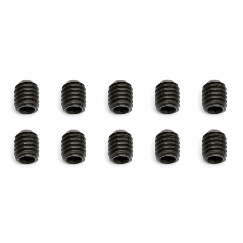 TEAM ASSOCIATED M4 X 5 SET SCREWS (10)