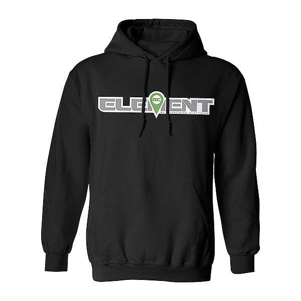 ELEMENT RC LOGO HOOD PULLOVER BLACK - SMALL