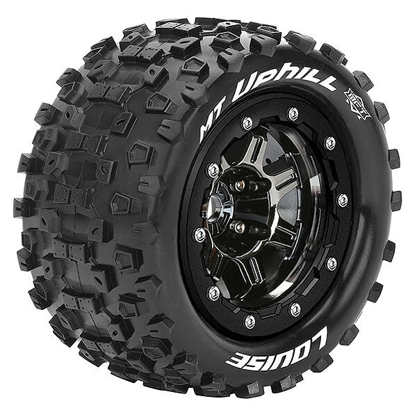 LOUISE RC MT-UPHILL T-MAXX SOFT 1/2" OFFSET HEX 17MM BLACK CHROME