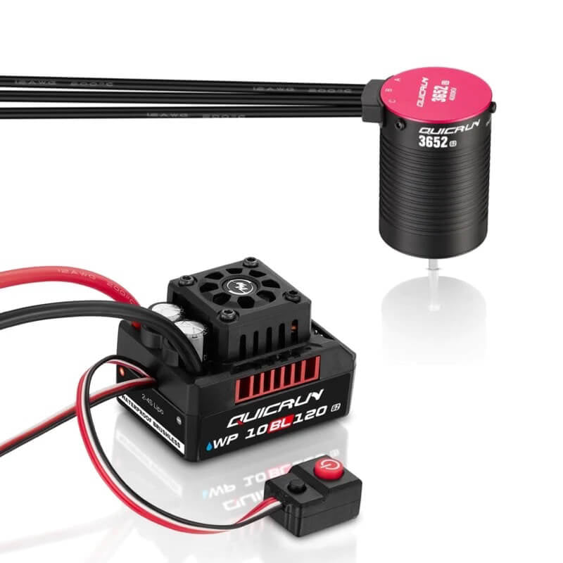 HOBBYWING QUICRUN COMBO ESC G2 10BL120/3652SL 4000KV G2 MOTOR