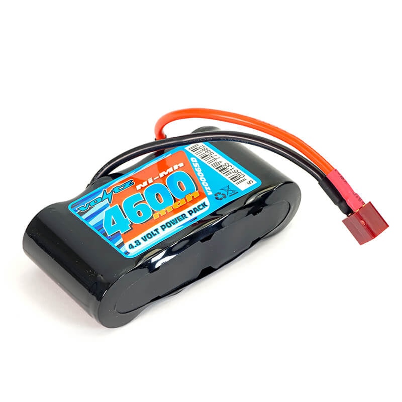 Voltz 4600mah 4.8v Nimh Side by Side Pack W/deans Connector Vz0006sd