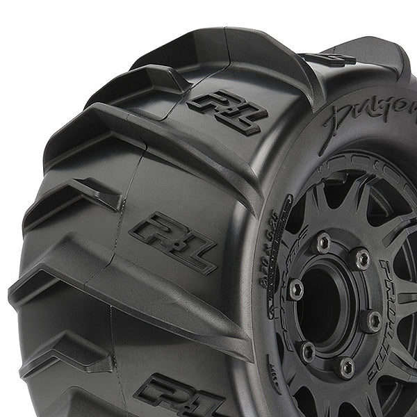 PROLINE DUMONT 2.8&quot; SAND TYRES RAID BLK 6X30 R/HEX 12MM WHEEL