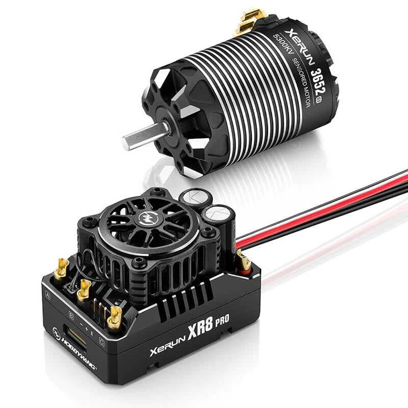 HOBBYWING SCT COMBO XR8 PRO G3 ESC & 3652SD 5300KV MOTOR HW38020438