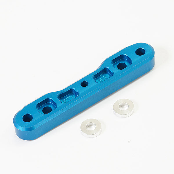 FTX DR8 FRONT FR ALUM. LOWER CNC SUSPENSION MOUNT - BLUE