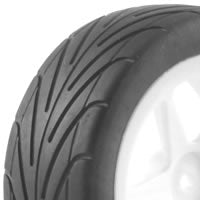 Fastrax 1/10th Mounted Buggy Tyres Lp &#39;Arrow&#39; Front