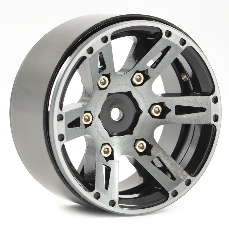 FASTRAX 1.9&quot; HEAVYWEIGHT SPLIT 6-SPOKE ALLOY BEADLOCK WHEELS