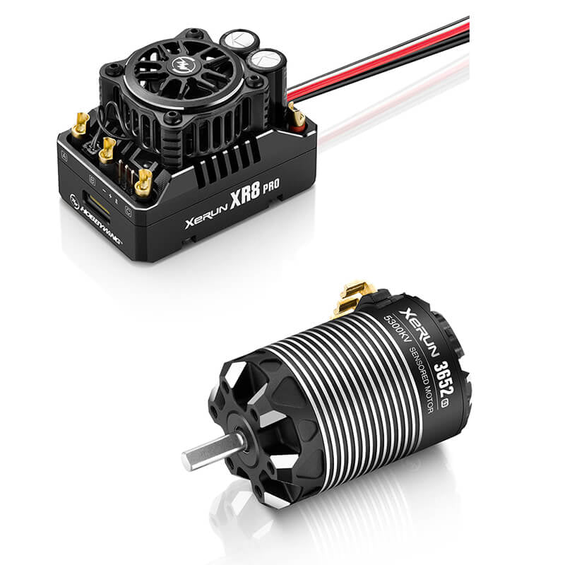 HOBBYWING SCT COMBO XR8 PRO G3 ESC & 3652SD 4500KV MOTOR HW38020437