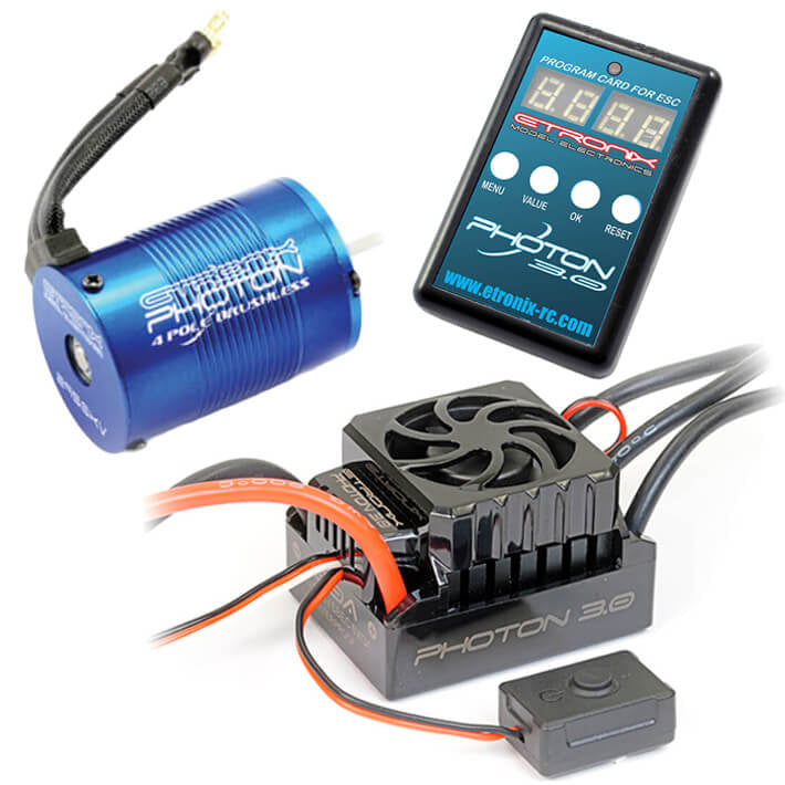 ETRONIX PHOTON 3.0 50A ESC / 9.0R 4350KV MOTOR COMBO