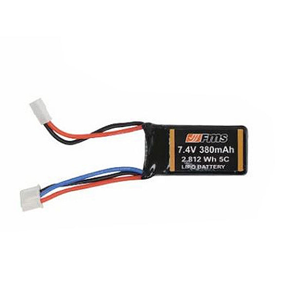 ROC HOBBY LIPO BATTERY 7.4V 2S 380mAh for 1/12th WILLYS