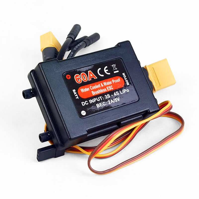 Joysway 60A Water Cooled Brushless Esc With Two Xt60 Connectors JY830122