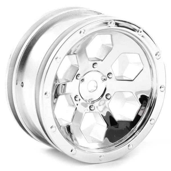 FTX OUTBACK 6HEX WHEEL (2) - CHROME