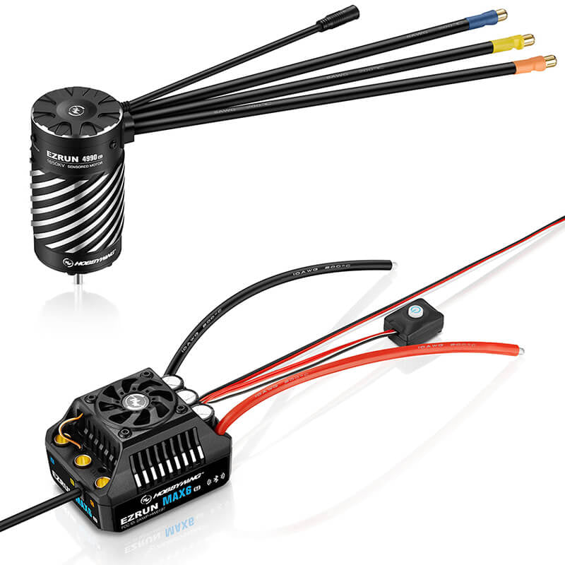 HOBBYWING COMBO EZRUN MAX6 G2 ESC + 4990SD-1650KV G2 MOTOR HW38010803