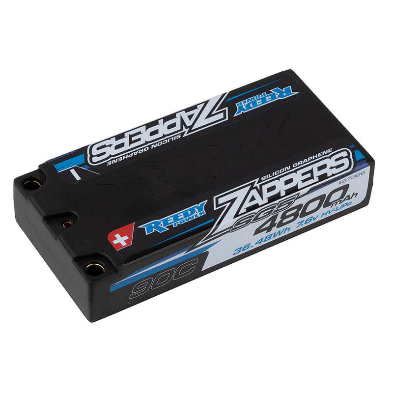 REEDY ZAPPERS &#39;SG5&#39; 4800MAH 90C 7.6V LP SHORTY LIPO BATTERY