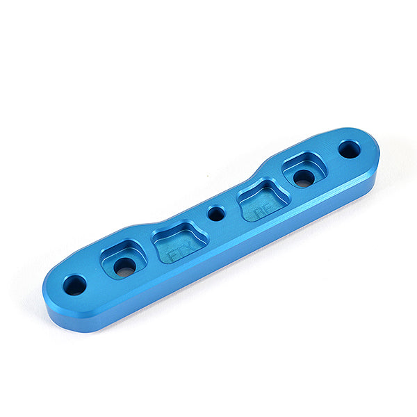 FTX DR8 REAR FR ALUMINIUM LOWER CNC SUSPENSION MOUNT - BLUE