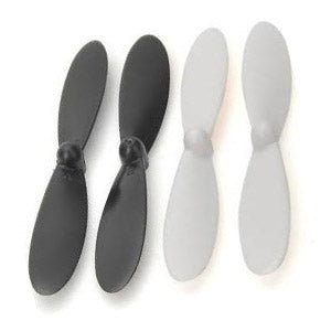 Hubsan X4L/P Mini Quadcopter Propellors (Black/White) H107-A02 - Image 2