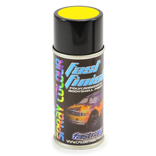 Fastrax Fast Finish Yellow Glow Spray Paint 150ML