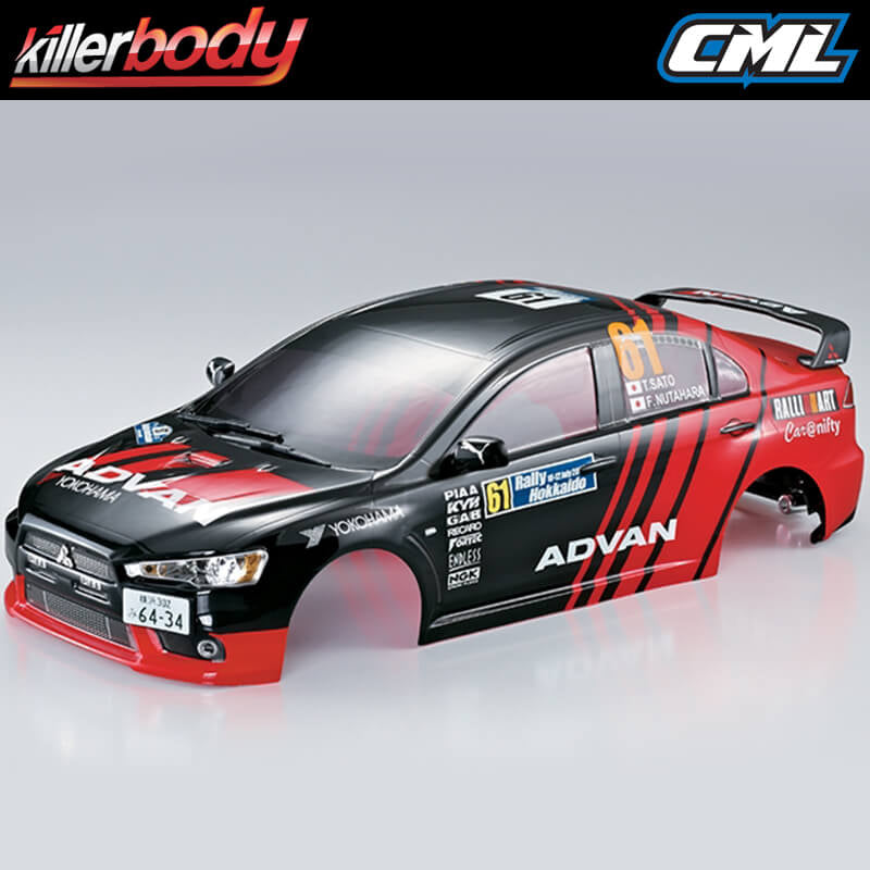 KILLERBODY MITSUBISHI LANCER EVO X FINISHED BODY RACING