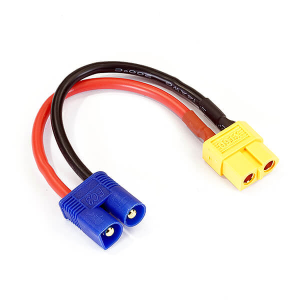 ETRONIX FEMALE XT-60 TO MALE EC3 PLUG CONNECTOR ADAPTOR